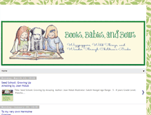 Tablet Screenshot of booksbabiesandbows.com
